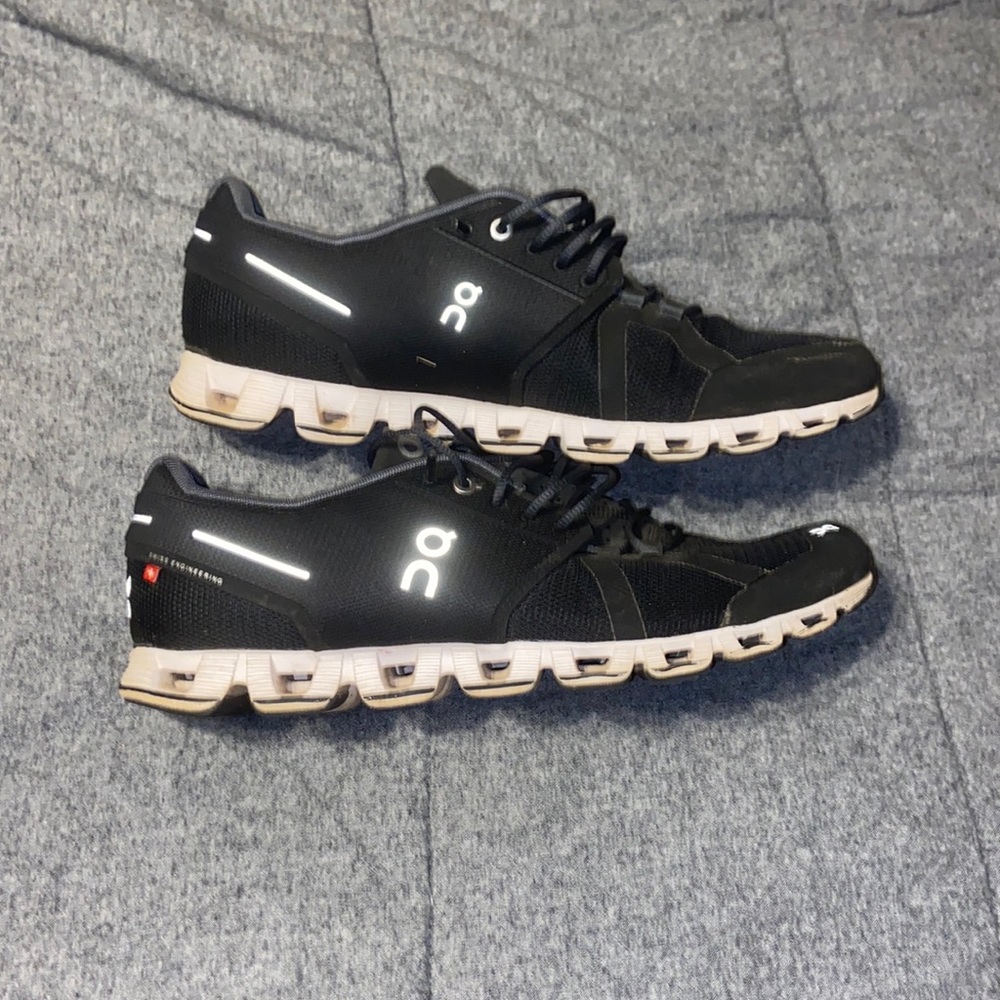 On cloud shoes